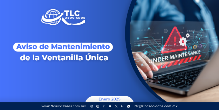 Aviso de Mantenimiento de la Ventanilla Única