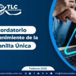 Recordatorio de mantenimiento de la ventanilla única