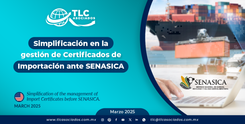 Simplificación en la gestión de Certificados de Importación ante SENASICA