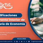 Modificaciones al Reglamento Interior de la Secretaría de Economía