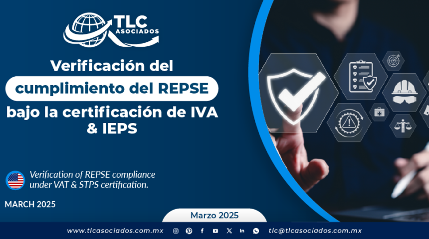 Verificación del cumplimiento del REPSE bajo la certificación de IVA & IEPS