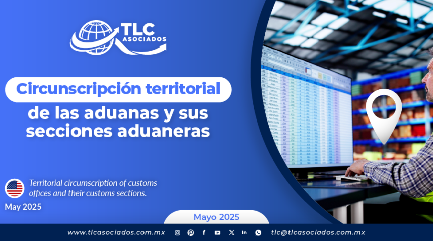 Circunscripción territorial de las aduanas y sus secciones aduaneras