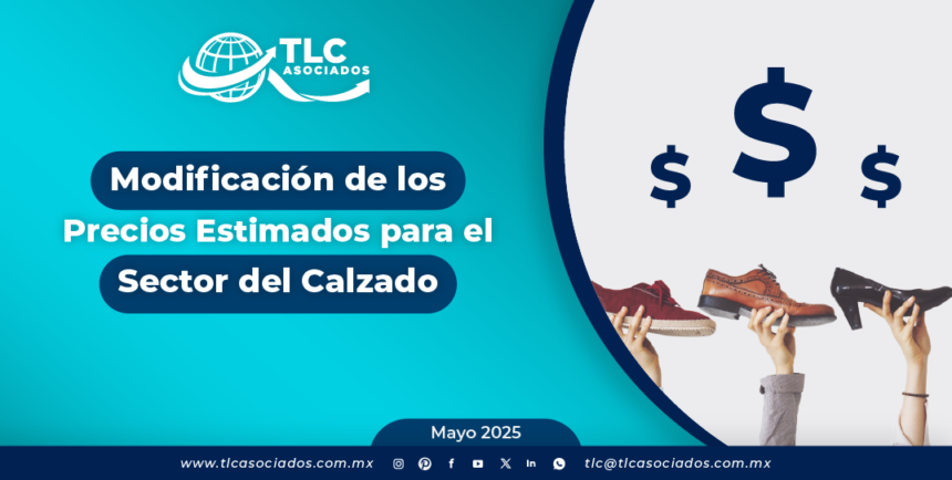 Modificación de los Precios Estimados para el Sector del Calzado
