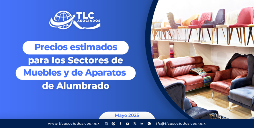 Precios estimados para los Sectores de Muebles y de Aparatos de Alumbrado