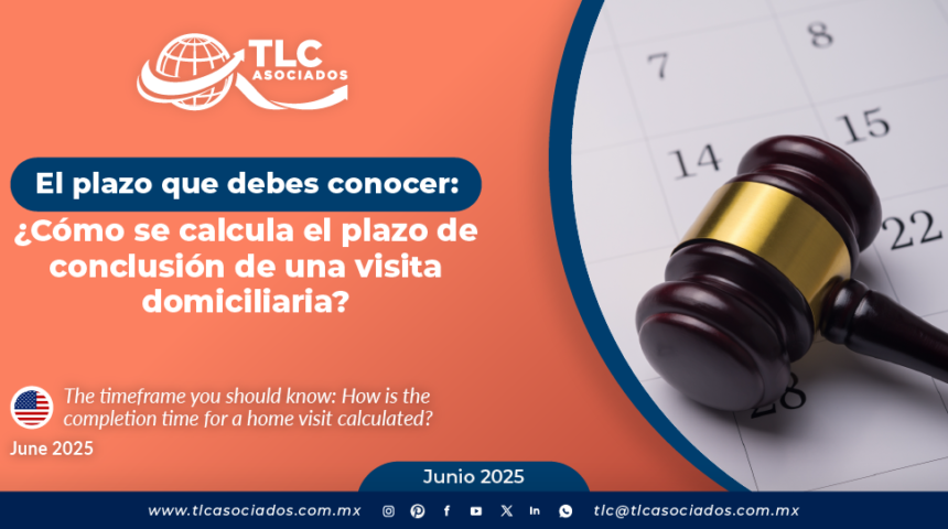 El plazo que debes conocer: ¿Cómo se calcula el plazo de conclusión de una visita domiciliaria?