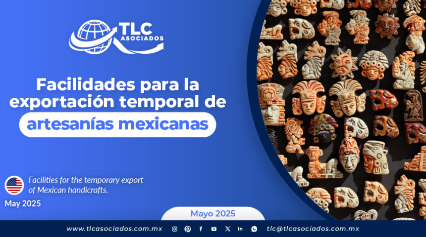 Facilidades para la exportación temporal de artesanías mexicanas