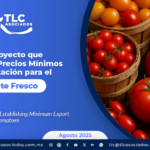 Anteproyecto que establecen Precios Mínimos de Exportación para el Tomate Fresco