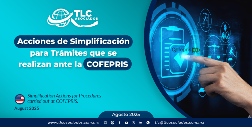 Acciones de Simplificación para Trámites que se realizan ante la COFEPRIS