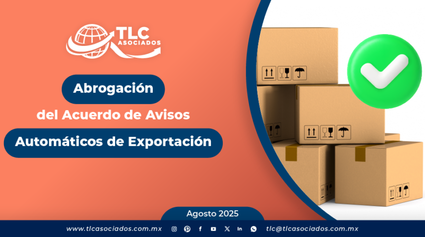Abrogación del Acuerdo de Avisos Automáticos de Exportación