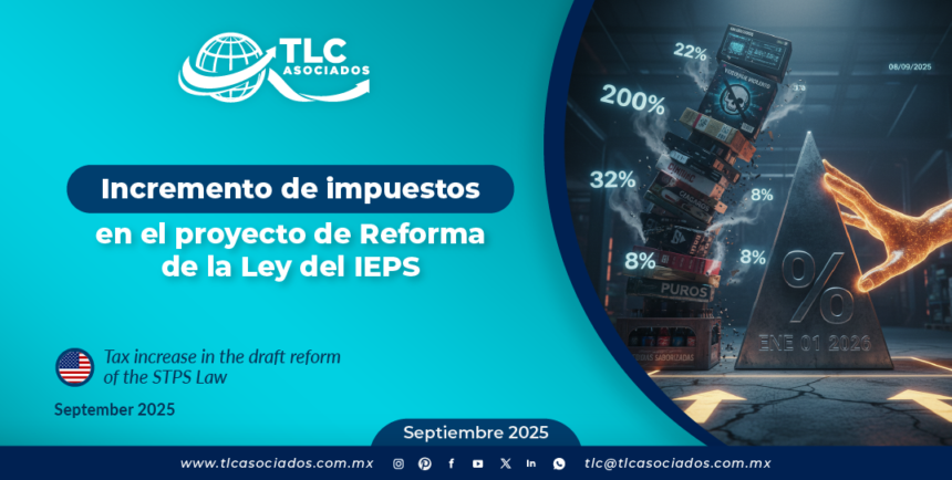 Incremento de impuestos en el proyecto de Reforma de la Ley del IEPS
