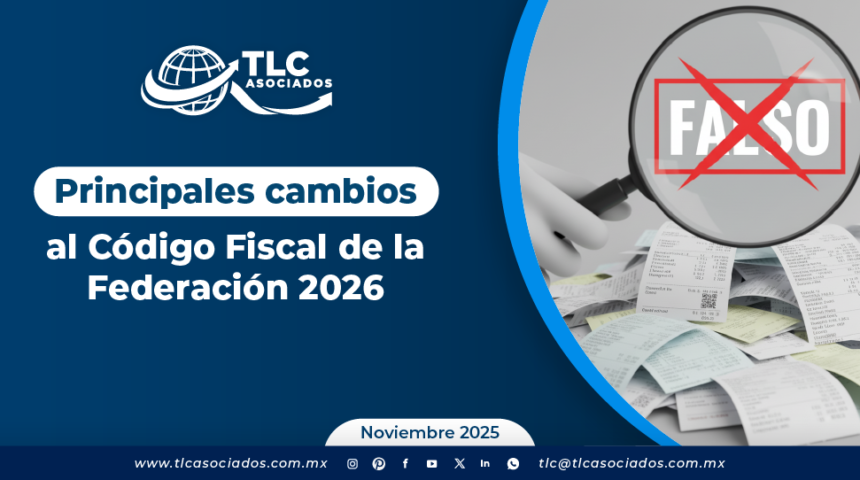 Principales cambios al Código Fiscal de la Federación 2026