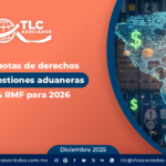 Nuevas cuotas de derechos para las gestiones aduaneras – Anexo 4 RMF para 2026