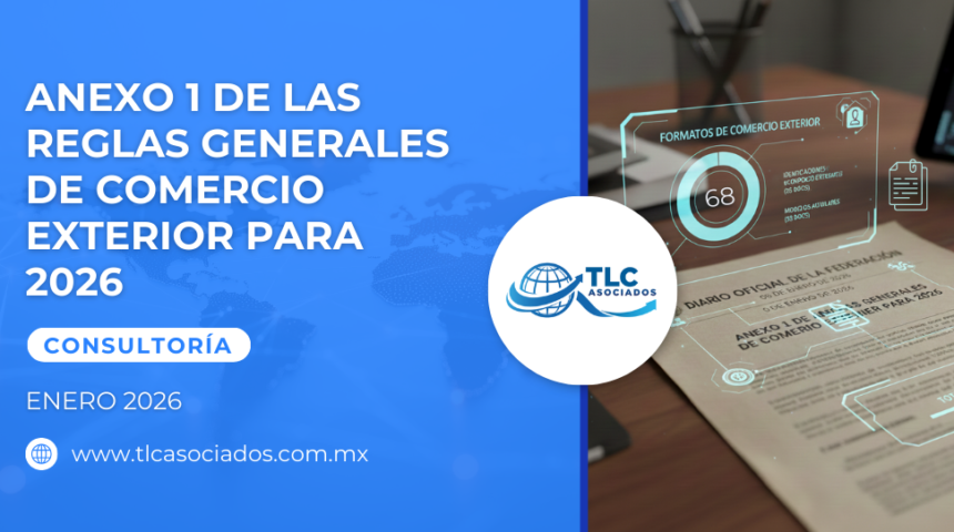 Anexo 1 de las Reglas Generales de Comercio Exterior para 2026