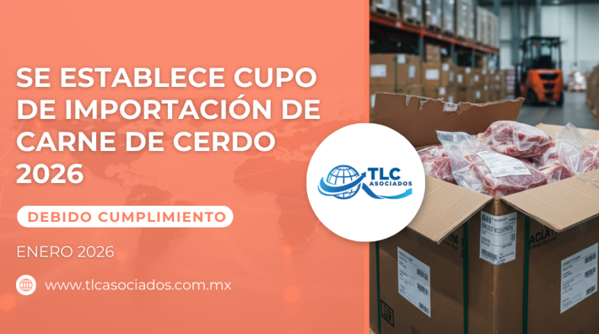 Se establece cupo de importación de carne de cerdo 2026