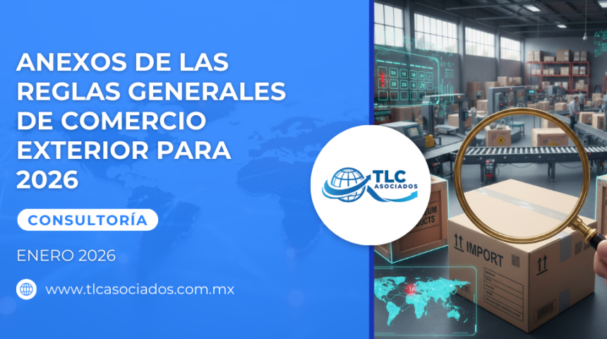 Anexos de las Reglas Generales de Comercio Exterior para 2026