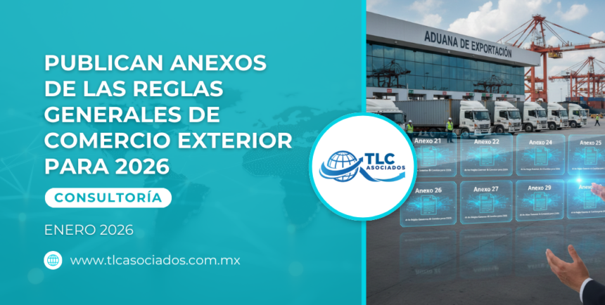 Publican Anexos de las Reglas Generales de Comercio Exterior para 2026