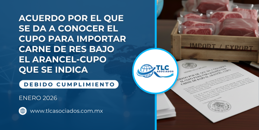Acuerdo por el que se da a conocer el cupo para importar carne de res bajo el arancel-cupo que se indica