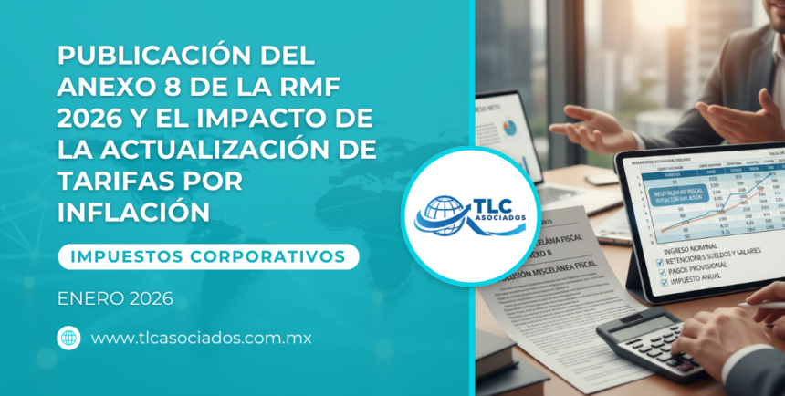 Publicación del Anexo 8 de la RMF 2026 y el impacto de la actualización de tarifas por inflación