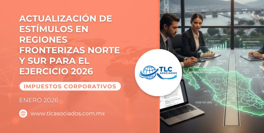 Actualización de Estímulos en Regiones Fronterizas Norte y Sur para el Ejercicio 2026