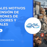 Principales motivos de suspensión de los Padrones de Importadores y Sectoriales