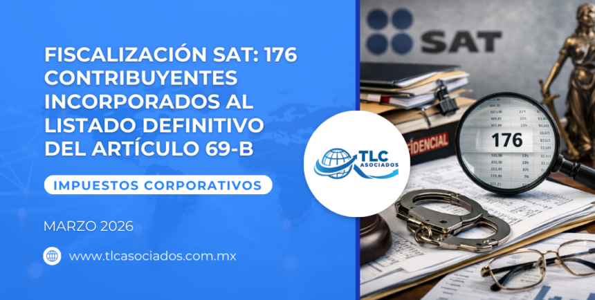 Fiscalización SAT: 176 Contribuyentes Incorporados al Listado Definitivo del Artículo 69-B