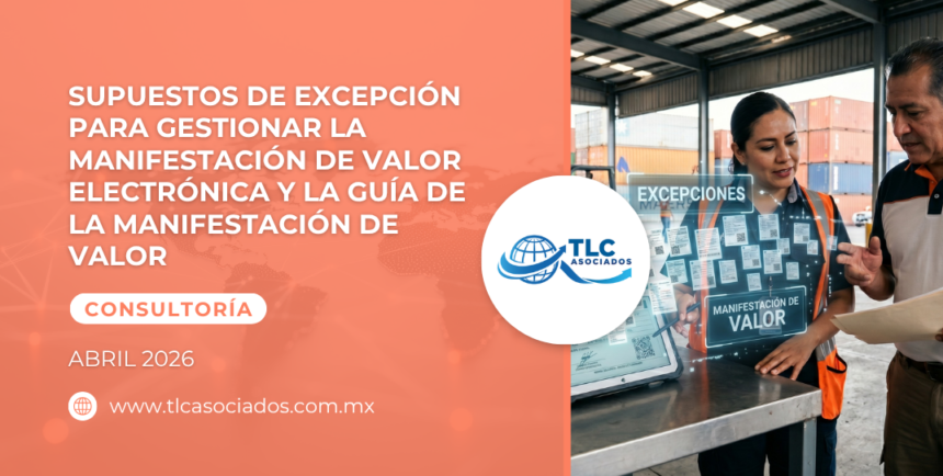 Supuestos de excepción para gestionar la Manifestación de Valor electrónica y la guía de la Manifestación de Valor