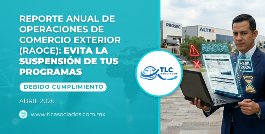Reporte Anual de Operaciones de Comercio Exterior (RAOCE): evita la suspensión de tus programas