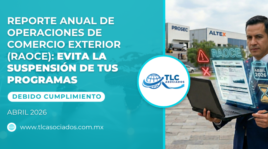 Reporte Anual de Operaciones de Comercio Exterior (RAOCE): evita la suspensión de tus programas