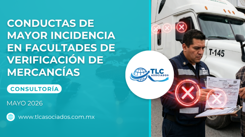 Conductas de mayor incidencia en Facultades de Verificación de Mercancías