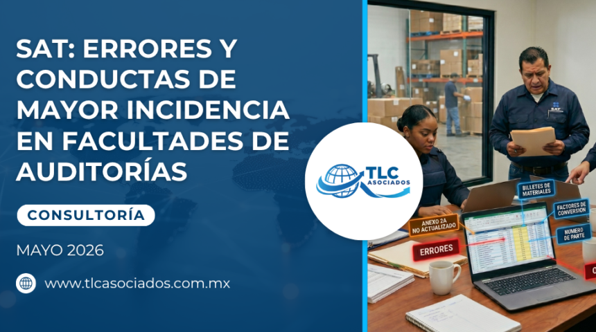SAT: Errores y conductas de mayor incidencia en facultades de auditorías