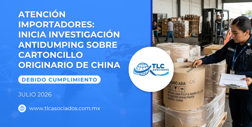 Atención importadores: Inicia investigación antidumping sobre cartoncillo originario de China