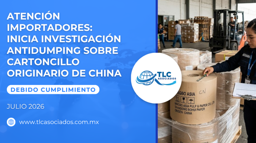 Atención importadores: Inicia investigación antidumping sobre cartoncillo originario de China