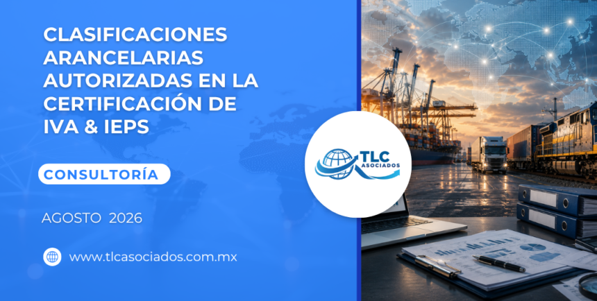Clasificaciones arancelarias autorizadas en la Certificación de IVA & IEPS