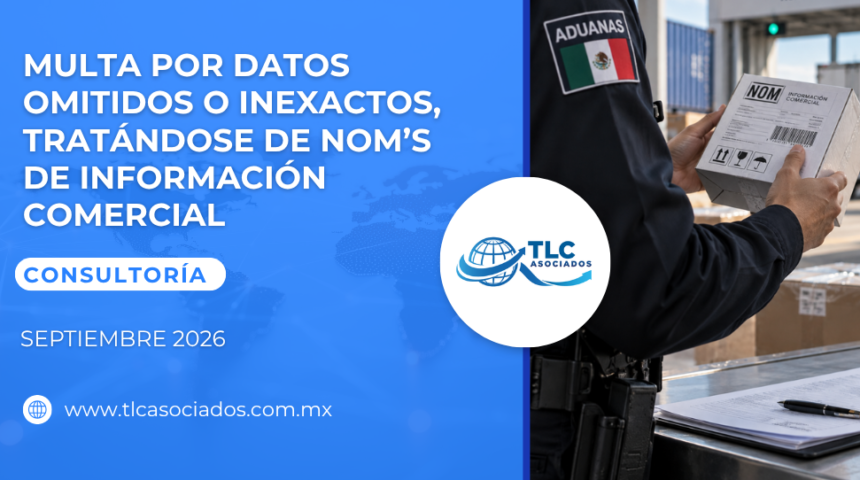 Multa por datos omitidos o inexactos, tratándose de NOM’S de información comercial