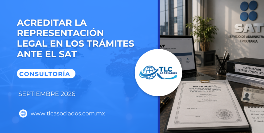 Acreditar la Representación Legal en los Trámites ante el SAT