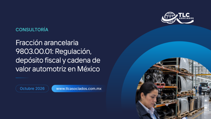 Fracción arancelaria 9803.00.01: Regulación, depósito fiscal y cadena de valor automotriz en México